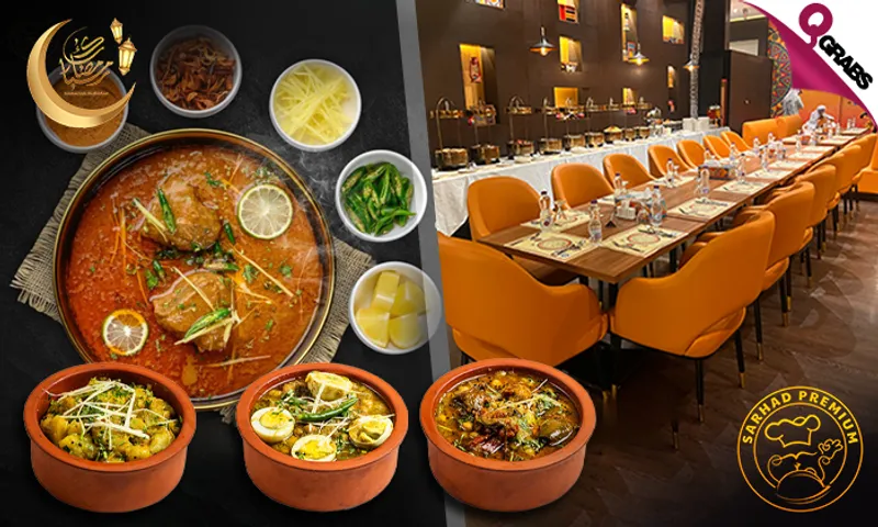 Thursday & Friday Exclusive Suhoor Buffet for Two at Sarhad Premium - Golden Tulip!